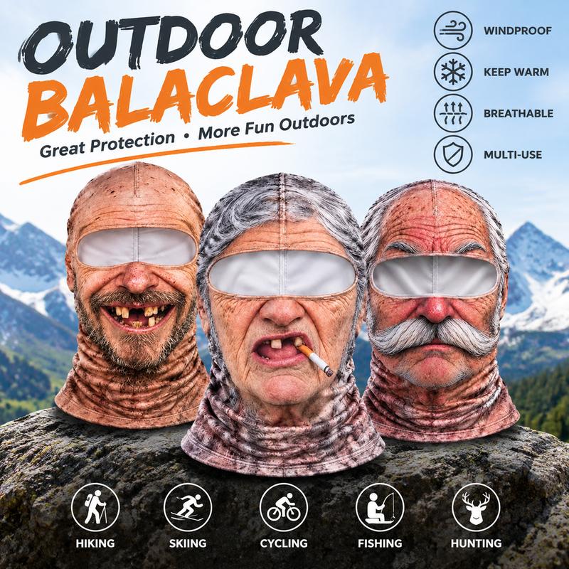 Old Mug Balaclava Family Mix: Grandpa, Grandma and Uncle