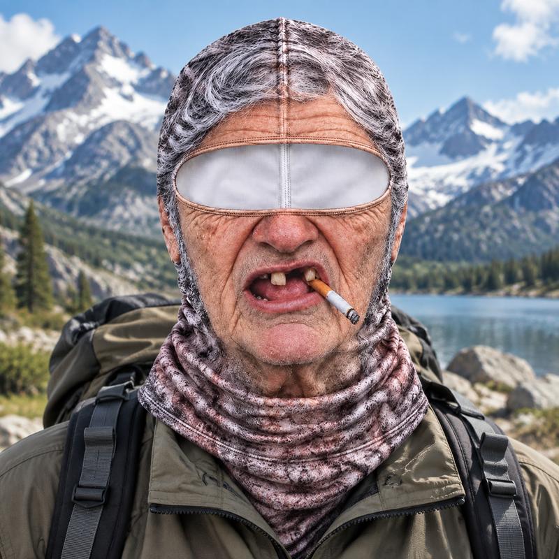 Old Mug Balaclava - Grandma face