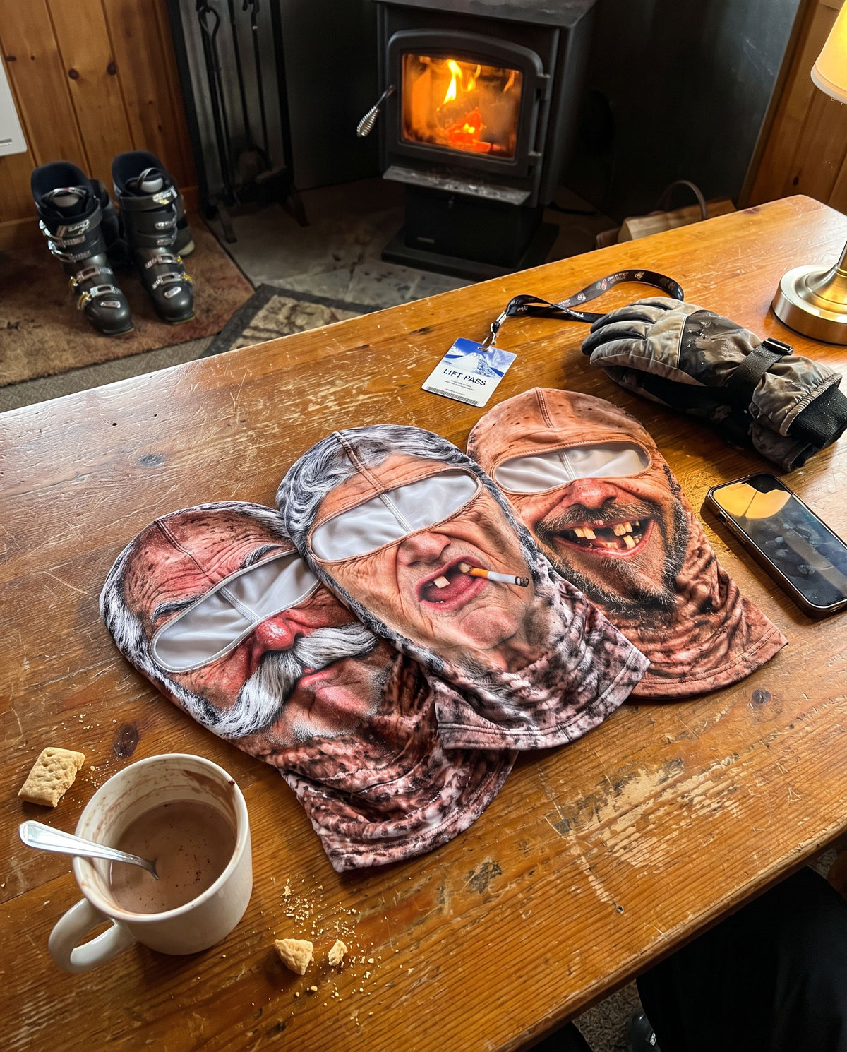 Old Man Winter Ski Mask